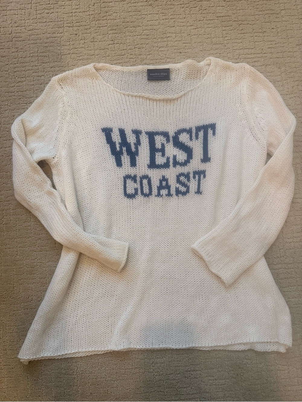 Wooden Ships Cream ‘West Coast’ Knit Sweater